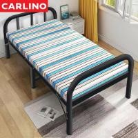 ราคา MR.CARLINO เตียงพับ เตียงเหล็กพับได้ เตียงพับได้ พับง่าย พร้อมท็อปเปอร์ฟรี (คละลาย) : ARIES โครงดำ 75cm (10892386)