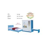 ราคา ชุดห้องนอนเด็ก เซ็ท 3ชิ้น ฟ้า 3.5 ฟุต (10906567)