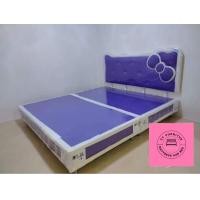 ราคา Chutikan เตียงเบาะหุ้มหนัง ตียงเบาะหุ้มหนัง เลือกสีได้ Purple 6 ฟุต (10892041)