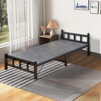 ราคา MR.CARLINO ARIAL เตียงเหล็กพับได้ เตียงพับได้ พับง่าย พร้อมท็อปเปอร์ฟรี (คละลาย) 90cm โครงสีดำ (10892613)