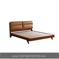 ราคา kyotohaus เตียงไม้สไตล์ญี่ปุ่น รุ่น Kenji - เบาะสีน้ำตาล ขนาด 150*200*95 cm. (10936051)