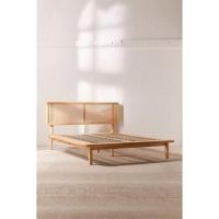 ราคา ภูมิเครื่องหวาย เตียงนอน ไม้สัก / โอ๊ค สานลายหวายแท้ รุ่นEasy 6 ฟุต (11032713)