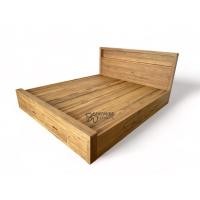 ราคา KanyaveeWood เตียงนอนไม้สัก รุ่น M05 สีสักทอง 6 ฟุต (12063331)