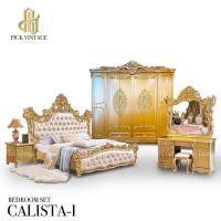 ราคา TRIODECOR CALISTA-I BEDROOM SET ชุดห้องนอนหลุยส์ Gold Series รุ่น คาลิสต้า 1 ต่างจังหวัด / แพค (12097113)