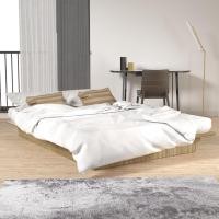 ราคา Tomato Home เตียง6ฟุต Sierra Zen bed เตียงนอน6ฟุต เตียงไม้ | เตียง Zen มินิมอล สวยเรียบง่าย | แขงแร็ง รับนนได้ 300โล TH-B-SK-04-แพลงโอ๊ค (12227751)