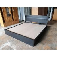 ราคา Singh Furniture เตียงนอน ไม้MDF ขนาด3.5ฟุต 5ฟุต 6ฟุต 5ฟุต ดำ (12229044)