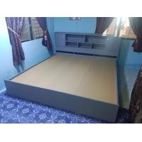 ราคา สิงห์อมร เตียงนอน ไม้MDF ขนาด 3.5ฟุต 5ฟุต 6ฟุต เทา 6ฟุต (12220414)