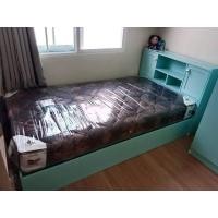 ราคา สิงห์อมร เตียงนอน ไม้MDF ขนาด 3.5ฟุต 5ฟุต 6ฟุต เขียว 3.5ฟุต (12220401)