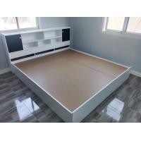 ราคา สิงห์อมร เตียงนอน ไม้MDF ขนาด 3.5ฟุต 5ฟุต 6ฟุต 5ฟุต ขาวประตูดำ (12220411)
