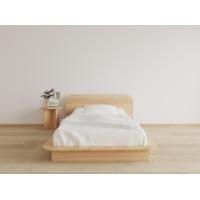 ราคา Po Furniture เตียงมินิมอล สีไม้ 3.5 ฟุต (12265054)