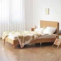ราคา HARU HOME เตียงไม้บีช สไตล์มินิมอล BE007 5 ฟุต (12374756)