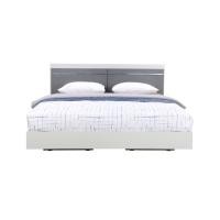 ราคา INDEX LIVING MALL เตียงนอน รุ่นเอสติม่า เทาอ่อน 6 ฟุต (12414720)