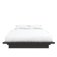 ราคา Tomato Home เตียง6ฟุต Sierra Zen bed เตียงนอน6ฟุต เตียงไม้ | เตียง Zen มินิมอล สวยเรียบง่าย | แขงแร็ง รับนนได้ 300โล TH-B-SK-05-ดำ (12462118)