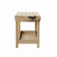 ราคา ProSpace โต๊ะ WorkBench โต๊ะทำงานเอนกประสงค์ ทำงานฝีมือ ทำงานไม้ ไม้ยางพารา (New Model 2024) Made in Thailand.d ใหม่ ฺBody+Clamp (12465164)
