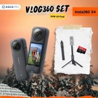 ราคา AquaPro Insta360 X4 8K 360 Action Camera กล้องแอคชั่นแคม กันน้ำลึก 10 เมตร ประกันศูนย์ไทย Vlog360 Set (12530342)