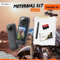 ราคา AquaPro Insta360 X4 8K 360 Action Camera กล้องแอคชั่นแคม กันน้ำลึก 10 เมตร ประกันศูนย์ไทย MotorBike Set (12530349)