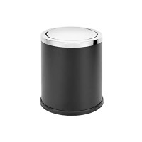 ราคา COMBI WARE ถังขยะสแตนเลสทรงกลม ฝาสวิง 13.3 ลิตร รุ่น RWKL-52 13.3 ลิตร สีดำ (10301485)