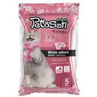 ราคา Pettosan (ยกกระสอบ 6 ถุง) ทรายแมวกลิ่นซากุระ ขนาด 5 ลิตร (12203547)