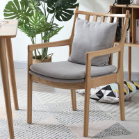 ราคา FURNATUR เก้าอี้ไม้โอ๊ค รุ่น CH026 สีไม้ธรรมชาติ (10544349)