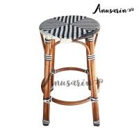 ราคา Anusarin สตูลหวายทรงสูง Lacquered Rattan Stool 01 ขนาด 72cmDarkLacStool (10602812)