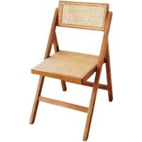 ราคา MY DOLLS HOUSE เก้าอี้ไม้หวายสาน พับเก็บได้ รุ่นแอตโต้ ATTO RATTEN FOLDING CHAIR สีน้ำตาล (10764352)