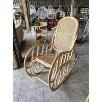 ราคา Wichian Thai Craft เก้าอี้โยกหวายแท้ SKU-00012 สีน้ำตาล (10753478)