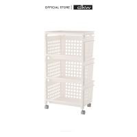 ราคา DKW ชั้นวางของมีล้อ 3 ชั้น รหัส HH-1070/3W ขาว 3 ชั้น HH-1070/3W (10768158)