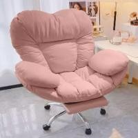 ราคา Shirafurniture เก้าอี้ทำงานเบาะนุ่มนั่งสบาย สไตล์Minimal ชมพู (12292418)