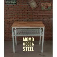 ราคา MoMo Wood&Steel โต๊ะวางของ /TV /เครื่องเสียง / ขาตู้ปลา408075 ขาเหล็กใหญ่ตู้ปลาขาว (12277409)