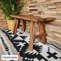 ราคา Fisher Man เก้าอี้สนาม ไม้สักเก่า 90 เซนติเมตร Size M 110 Cm สีน้ำตาล สีน้ำตาล (10638019)