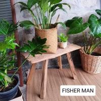 ราคา Fisher Man เก้าอี้ไม้สักเก่า Outdoor chair old teakwood สีธรรมชาติ (10638167)