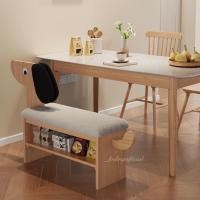 ราคา Loadingofficial-เก้าอี้สตูลม้านั่งน้องหมา มีชั้นสำหรับวางของหรือวางรองเท้าในบ้าน สีไม้อ่อน (12521594)