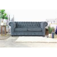 ราคา CONTOURHOME โซฟาสไตล์วินเทจ รุ่น BURY สีน้ำเงิน (10127871)