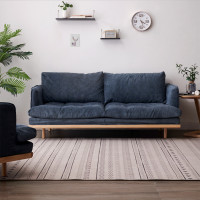 ราคา FURNATUR โซฟาไม้เชอร์รี่ รุ่น SF026 ผ้าลูกฟูก สีเทา fabric 200 (10553086)