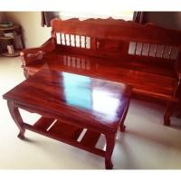 ราคา อรุณรัตน์เฟอร์นิเจอร์ โซฟาร์ไม้พร้อมโต๊ะกลางวางของชุด 2 ชิ้น 80 x 150 สี other 150 (10889531)