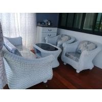 ราคา ภูมิเครื่องหวาย โซฟาหวาย ชุดหลุยส์วินเทจ 5 ที่นั่ง ไม้ naturalRattan 200 (11040086)