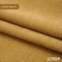 ราคา TODA ผ้าลูกฟูกกันน้ำ ผ้าลูกฟูกร่องเล็ก ผ้าร่องขนาดเล็กสลับกับลอนเล็ก หน้ากว้าง 142 cm. คัสตาร์ดCOR#1004-31 (12333754)
