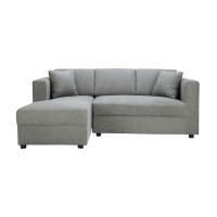 ราคา Index Living Mall โซฟาผ้า L-SHAPE รุ่นจิม - สีเทา (เลือกข้างL-Shapeได้) ด้านขวา (10460760)