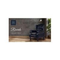 ราคา MATEO Recliner โซฟาหนังแท้ รุ่น Ricardo ขนาด Black genuineLeather 80 (10707486)
