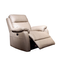 ราคา GUZZO โซฟาปรับเอนไฟฟ้า หนังแท้ผิวสัมผัส รุ่น WELLINGTON 90 TAUPE (11089839)