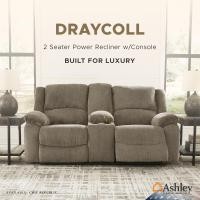 ราคา Ashley โซฟาปรับเอนนอน 2 ที่นั่ง รุ่น DRAYCOLL 2 Seater Power Recliner Light Brown (12155926)