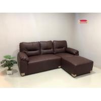 ราคา Sofavariety Sofa โซฟา รุ่น มิยากิ วัสดุผ้าและหนังPU เลือกสีได้ หนังน้ำตาลเข้ม (12163792)