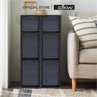 ราคา DKW HH-466/2L-1S ตู้ลิ้นชักหน้าแคบ 3 ชั้น (มีหลายสี) ตู้เสื้อผ้า ตู้รองเท้า ขาวขุ่น-กรอบขาวทึบ (12351735)