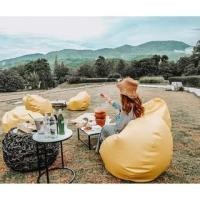 ราคา FREEDAY BEANBAG บีนแบ็กทรงหยดน้ำขนาด DIA 80 cm. หลากสี ทรงชีส สามเหลี่ยม BEANBAG (10247629)