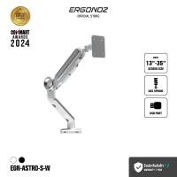 ราคา ERGONOZ แขนจับจอ ขาตั้งจอคอม รุ่น 1จอ สำหรับหน้าจอ 13-35นิ้ว รองรับน้ำหนัก 12 Kg. (EGN-ASTRO-S) ขาว (10680402)