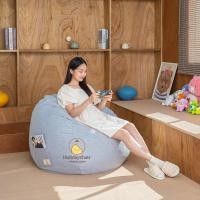 ราคา Holidaychair บีนแบค เก้าอี้เม็ดโฟม ทรงหยดน้ำ bean bag เก้าอี้บีนแบ็ก เบาะนั่งเม็ดโฟม เก้าอี้มินิมอล (ไม่รวมที่วางเท้า) รุ่น HCS-001 7XL สีน้ำเงิน (12480483)