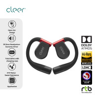 ราคา Cleer ARC 3 Sport หูฟังบลูทูธ AI Open Ear Headphones Black/Red (12569688)