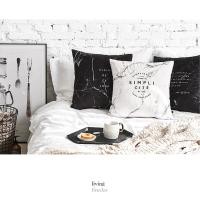 ราคา Living fineday หมอนอิงลายหิน ขนาด 45x45 ซม. สีขาว (10117406)