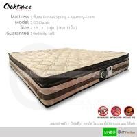 ราคา Choktavee ที่นอนสปริง Bonnel Spring+Memory-Foam Classic 11นิ้ว 6feet 6 ฟุต Bonnel Spring + Memory-Foam (10242405)