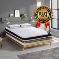 ราคา คลังที่นอนคลองหนึ่ง ที่นอนสปริง PockerSpringLatex 6feet พ๊อคเก็ตสปริงเสริมยางพารา 6ฟุต (10500860)